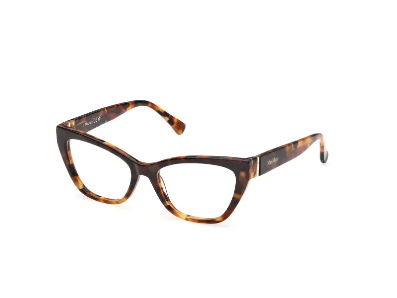Donna Max Mara MM5228 056 Montature da vista Acetato Havana Cat Eye Normale
