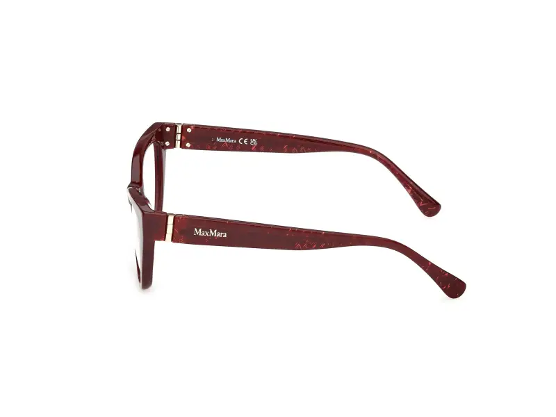 Donna Max Mara MM5228 071 Montature da vista Acetato Bordeaux Cat Eye Normale miniatura 3