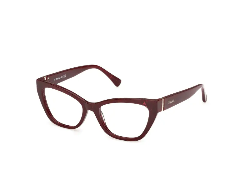 Donna Max Mara MM5228 071 Montature da vista Acetato Bordeaux Cat Eye Normale