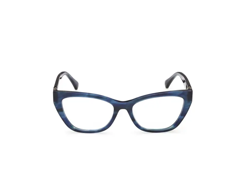 Donna Max Mara MM5228 092 Montature da vista Acetato Azzurro Cat Eye Normale miniatura 2