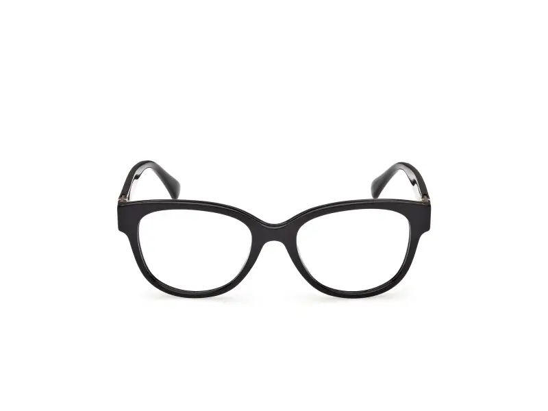 Donna Max Mara MM5229 001 Montature da vista Acetato Nero Rotonda Normale miniatura 2