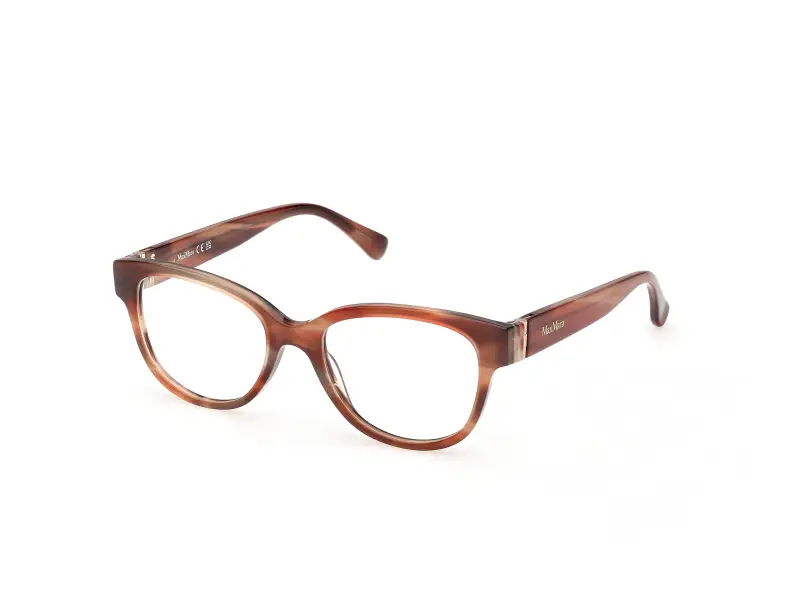 Donna Max Mara MM5229 068 Montature da vista Acetato Marrone Rotonda Normale