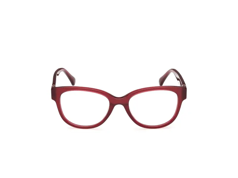 Donna Max Mara MM5229 069 Montature da vista Acetato Bordeaux Rotonda Normale miniatura 2