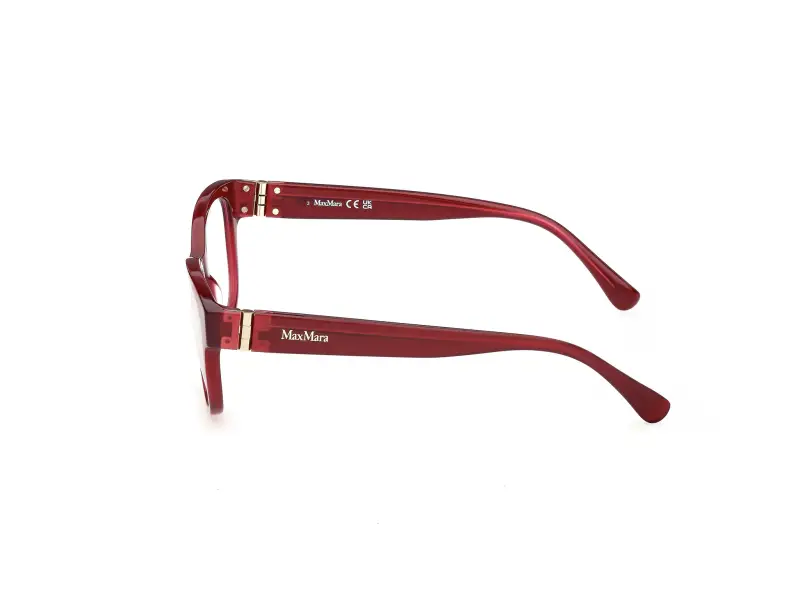 Donna Max Mara MM5229 069 Montature da vista Acetato Bordeaux Rotonda Normale miniatura 3