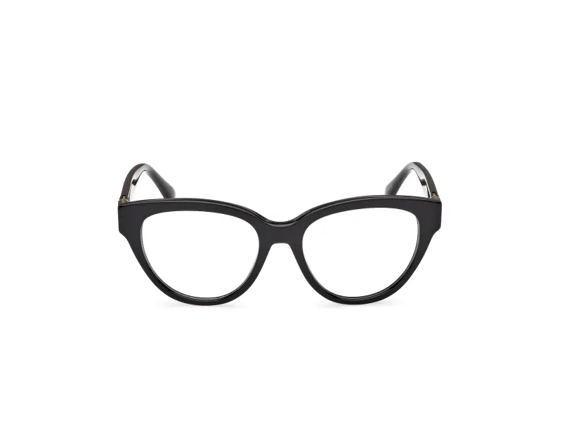 Donna Max Mara MM5230 001 Montature da vista Acetato Nero Rotonda Normale miniatura 2