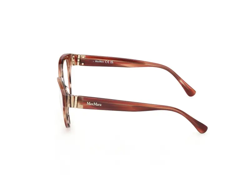 Donna Max Mara MM5230 068 Montature da vista Acetato Marrone Rotonda Normale miniatura 3
