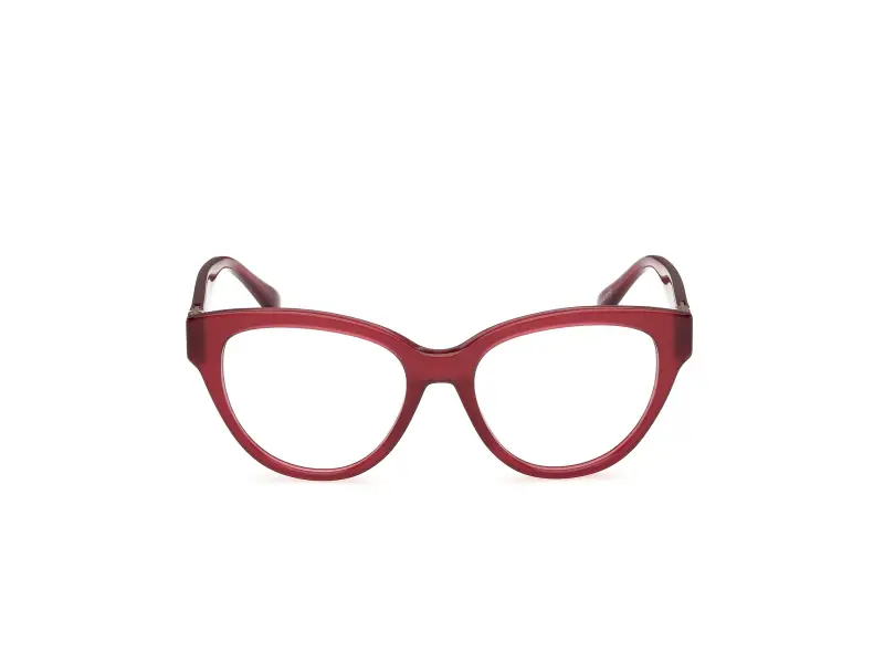 Donna Max Mara MM5230 069 Montature da vista Acetato Bordeaux Rotonda Normale miniatura 2
