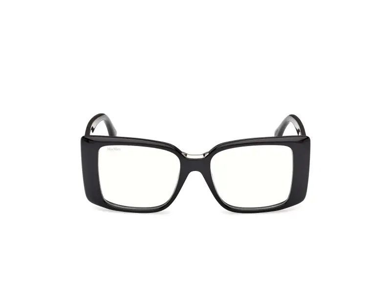 Donna Max Mara MM5231-B 001 Montature da vista Acetato Nero Squadrata Normale miniatura 2