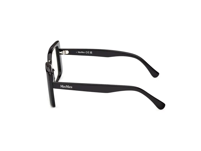 Donna Max Mara MM5231-B 001 Montature da vista Acetato Nero Squadrata Normale miniatura 3