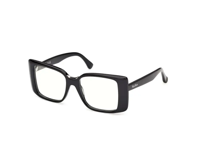 Donna Max Mara MM5231-B 001 Montature da vista Acetato Nero Squadrata Normale