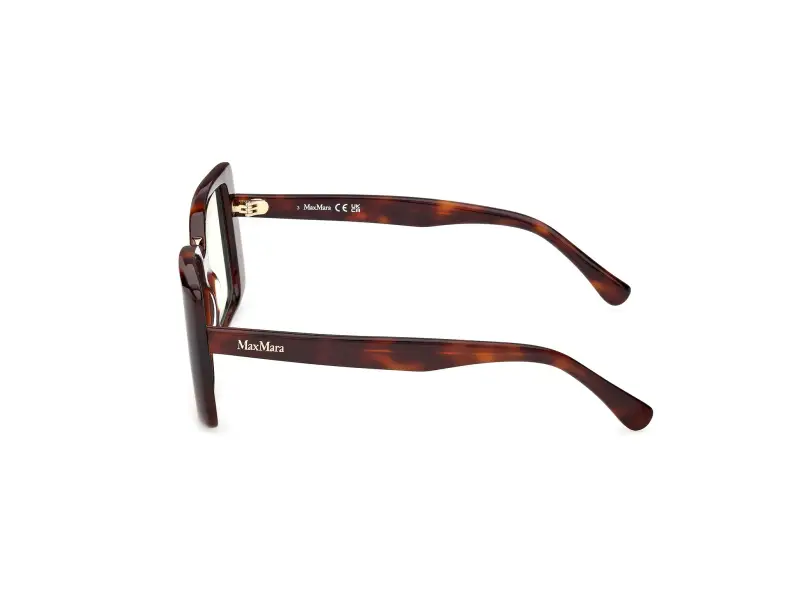 Donna Max Mara MM5231-B 052 Montature da vista Acetato Havana Squadrata Normale miniatura 3