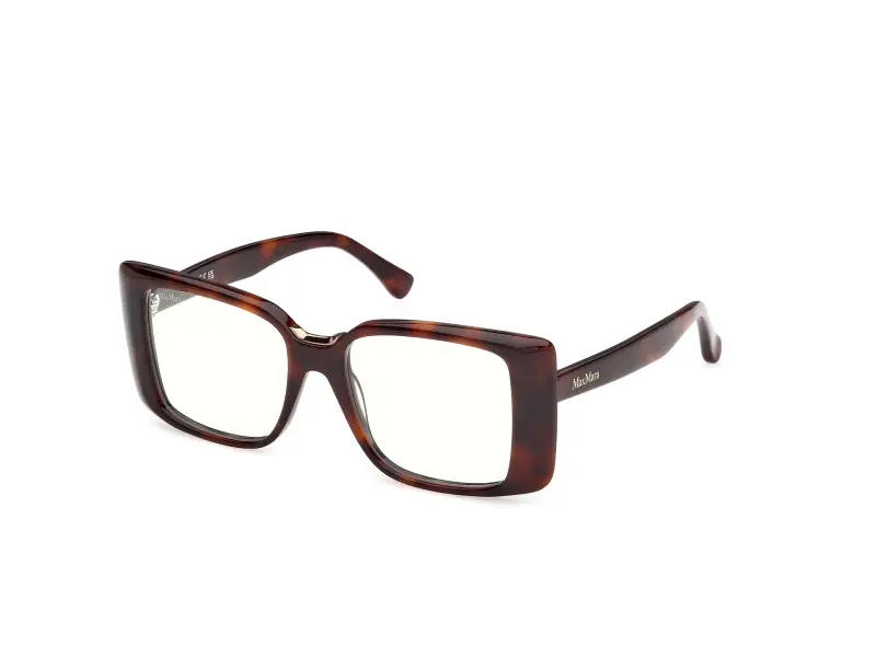 Donna Max Mara MM5231-B 052 Montature da vista Acetato Havana Squadrata Normale