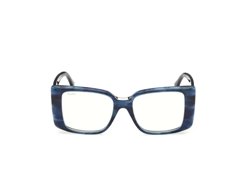 Donna Max Mara MM5231-B 092 Montature da vista Acetato Azzurro Squadrata Normale miniatura 2