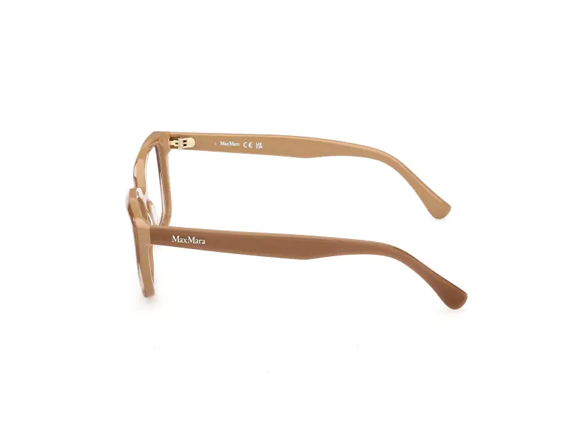 Donna Max Mara MM5232 046 Montature da vista Acetato Marrone Cat Eye Normale miniatura 3