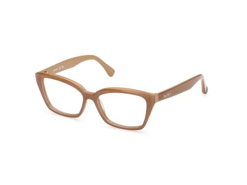 Donna Max Mara MM5232 046 Montature da vista Acetato Marrone Cat Eye Normale