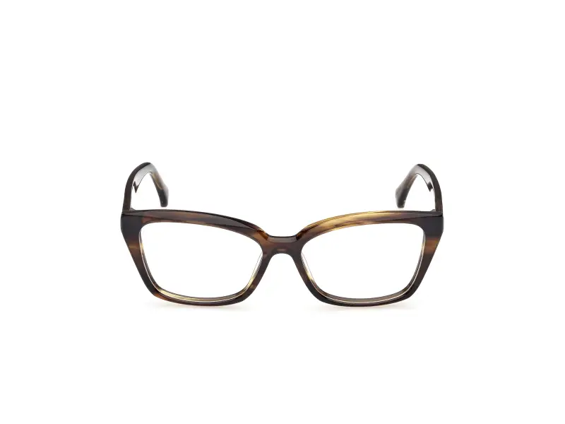 Donna Max Mara MM5232 061 Montature da vista Acetato Marrone Cat Eye Normale miniatura 2