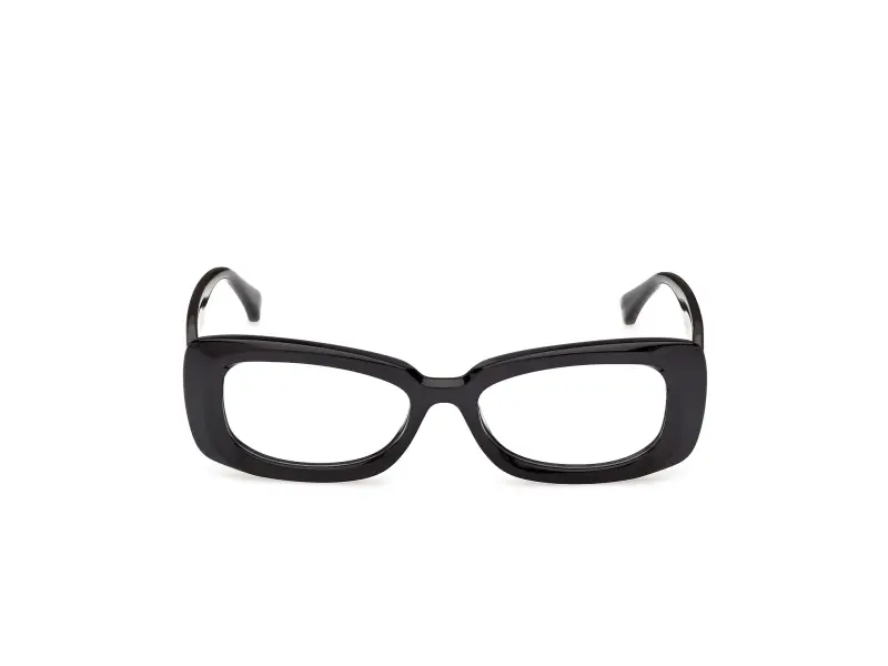 Donna Max Mara MM5233 001 Montature da vista Acetato Nero Squadrata Normale miniatura 2