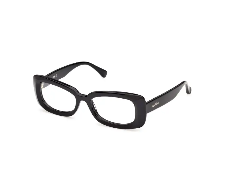 Donna Max Mara MM5233 001 Montature da vista Acetato Nero Squadrata Normale