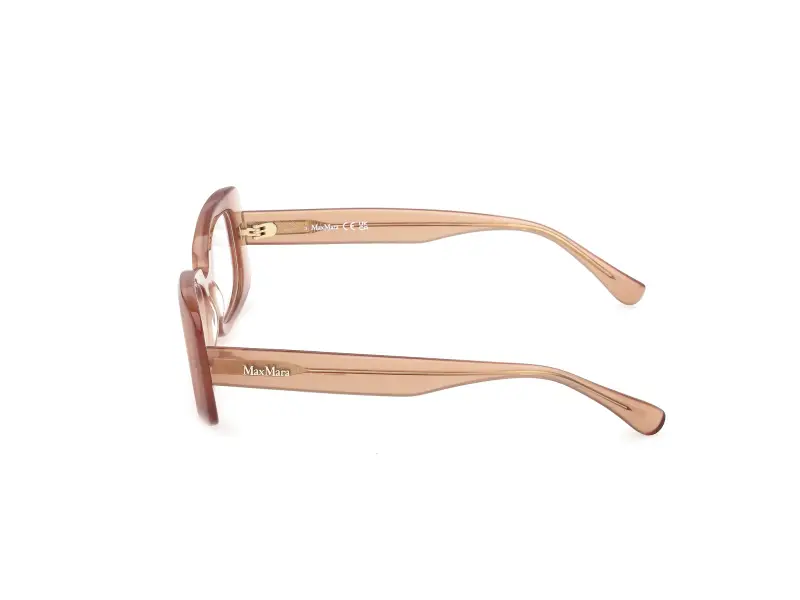 Donna Max Mara MM5233 045 Montature da vista Acetato Beige Squadrata Normale miniatura 3