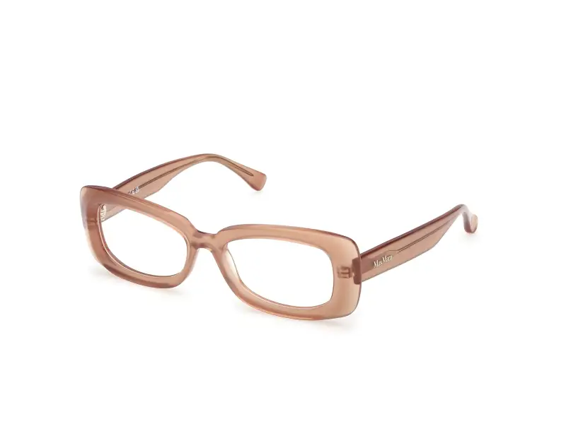 Donna Max Mara MM5233 045 Montature da vista Acetato Beige Squadrata Normale
