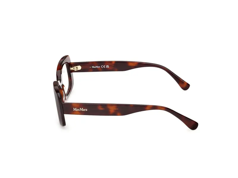 Donna Max Mara MM5233 052 Montature da vista Acetato Havana Squadrata Normale miniatura 3