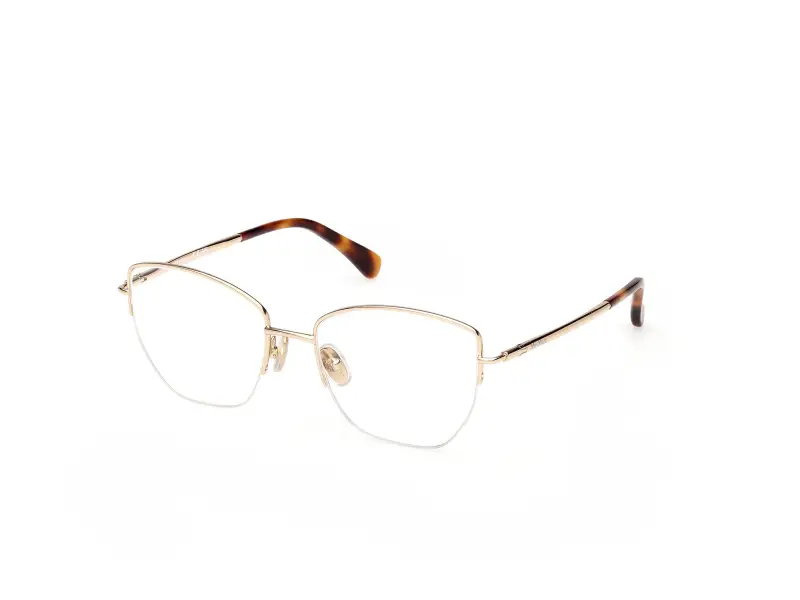 Donna Max Mara MM5234 032 Montature da vista Metallo Oro Geometrica Normale