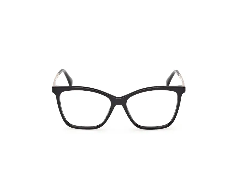 Donna Max Mara MM5235 001 Montature da vista Acetato Nero Rotonda Normale miniatura 2
