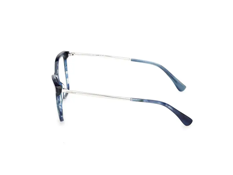 Donna Max Mara MM5235 092 Montature da vista Acetato Blu Rotonda Normale miniatura 3