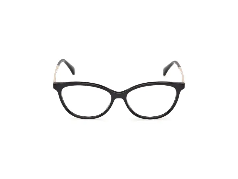 Donna Max Mara MM5236 001 Montature da vista Acetato Nero Rotonda Normale miniatura 2