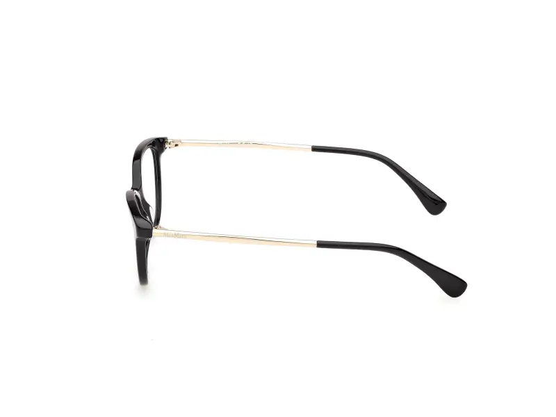 Donna Max Mara MM5236 001 Montature da vista Acetato Nero Rotonda Normale miniatura 3