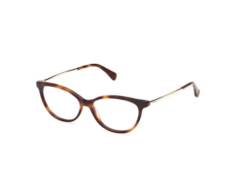 Donna Max Mara MM5236 052 Montature da vista Acetato Havana Rotonda Normale