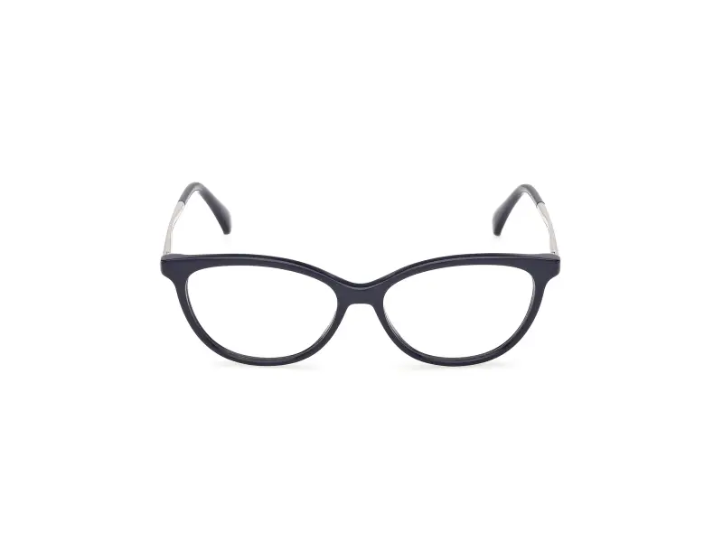 Donna Max Mara MM5236 090 Montature da vista Acetato Blu Rotonda Normale miniatura 2