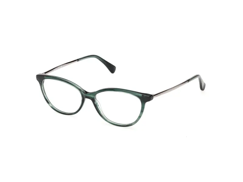 Donna Max Mara MM5236 098 Montature da vista Acetato Verde Rotonda Normale