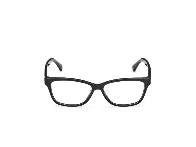 Donna Max Mara MM5237 001 Montature da vista Acetato Nero Squadrata Normale miniatura 2