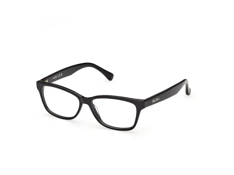 Donna Max Mara MM5237 001 Montature da vista Acetato Nero Squadrata Normale