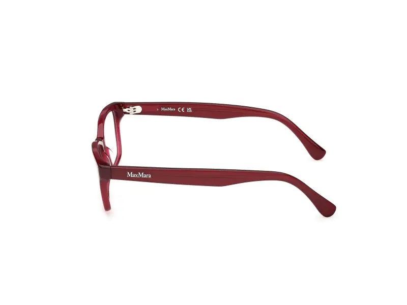 Donna Max Mara MM5237 069 Montature da vista Acetato Bordeaux Squadrata Normale miniatura 3