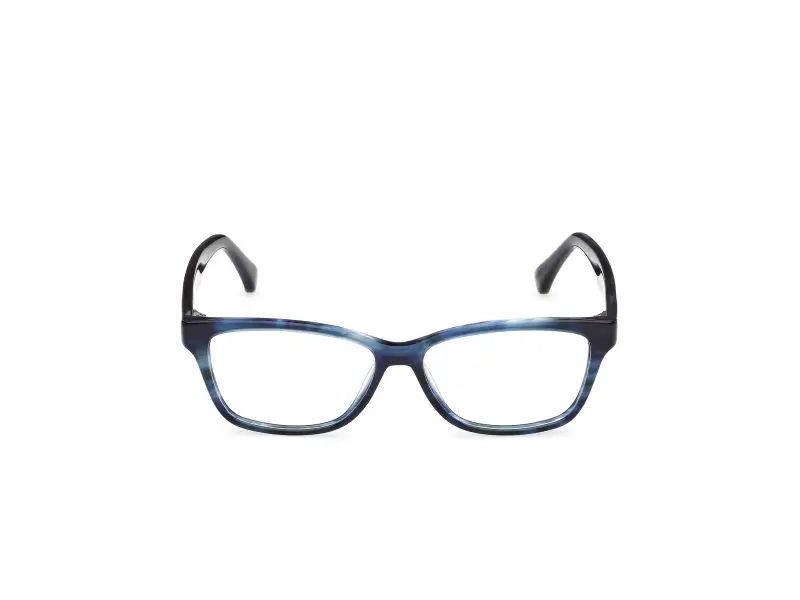 Donna Max Mara MM5237 092 Montature da vista Acetato Azzurro Squadrata Normale miniatura 2