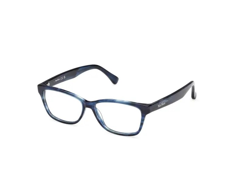 Donna Max Mara MM5237 092 Montature da vista Acetato Azzurro Squadrata Normale