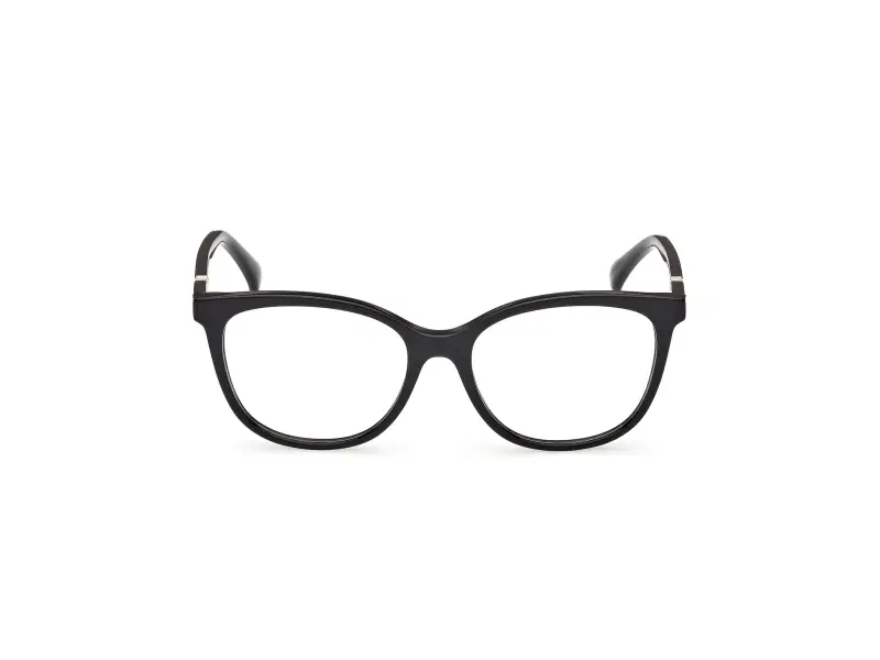 Donna Max Mara MM5238 001 Montature da vista Acetato Nero Rotonda Normale miniatura 2