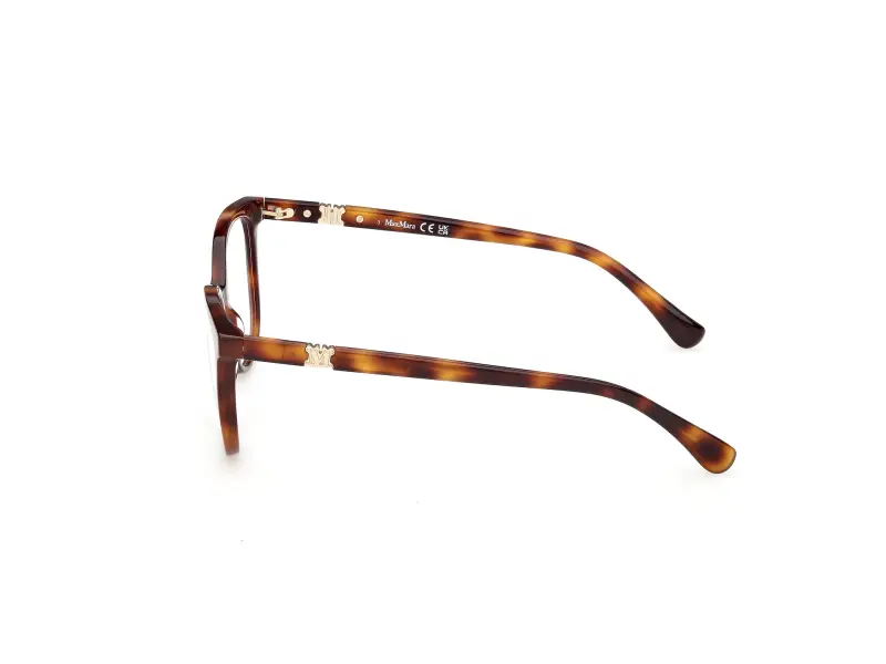 Donna Max Mara MM5238 052 Montature da vista Acetato Havana Rotonda Normale miniatura 3