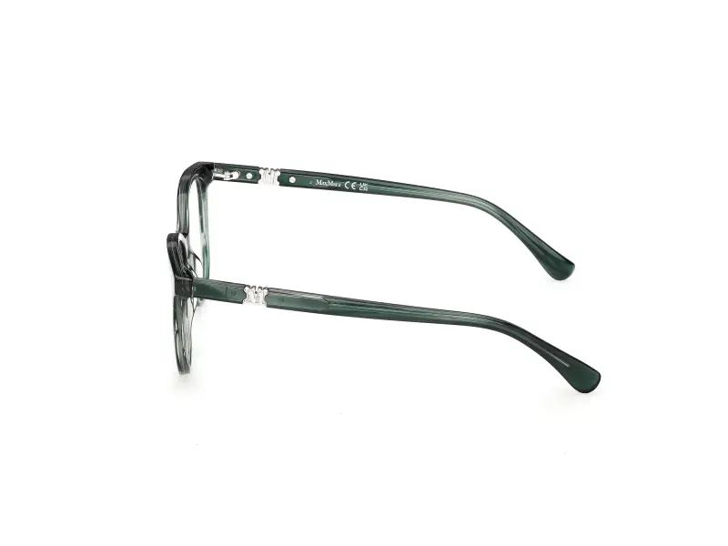 Donna Max Mara MM5238 098 Montature da vista Acetato Verde Rotonda Normale miniatura 3