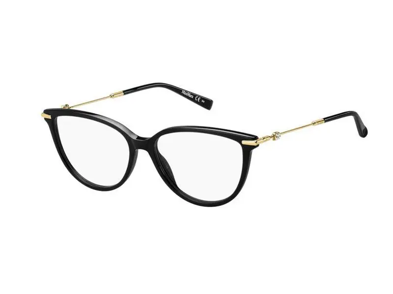 Max Mara Donna Mm 1413 807 Montature da vista outlet Acetato Nero  Cat Eye