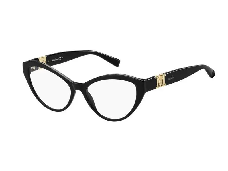 Max Mara Donna Mm 1424 807 Montature da vista outlet Plastica Nero  Cat Eye