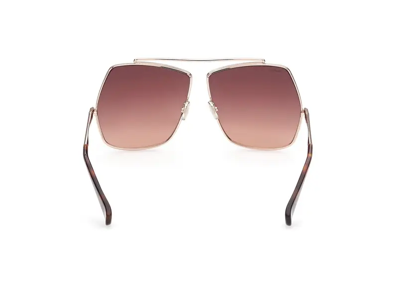 Max Mara Occhiali da sole Donna Marrone 886108 miniatura 3