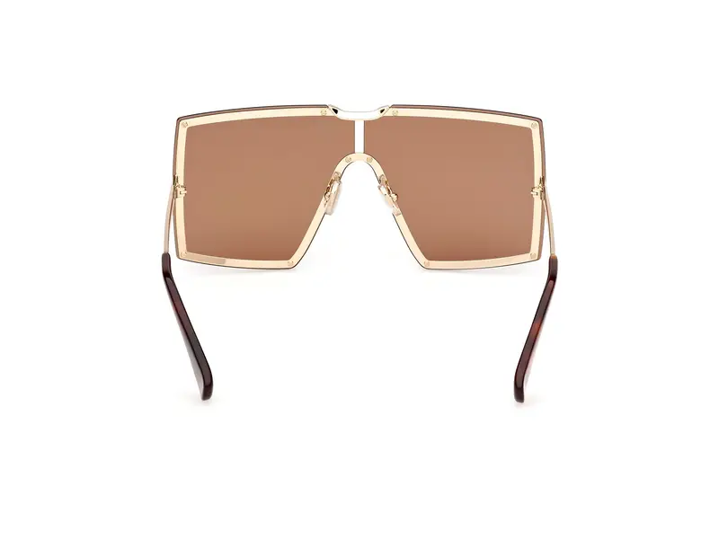 Max Mara Occhiali da sole Donna Marrone 886402 miniatura 3