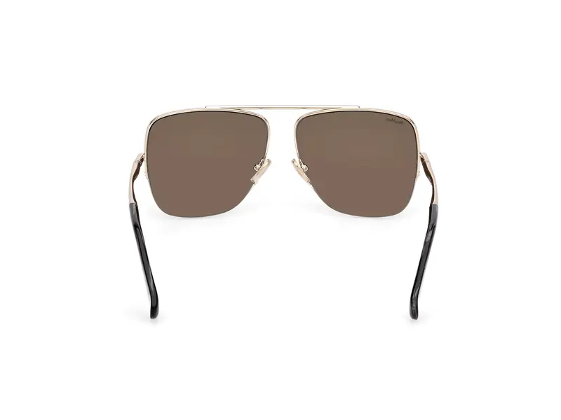 Max Mara Occhiali da sole Donna Oro 886396 miniatura 3