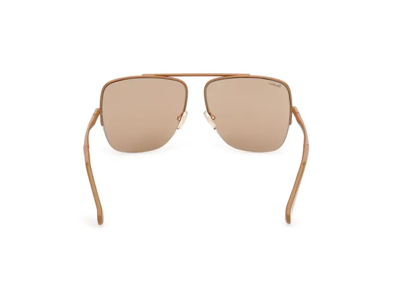 Max Mara Occhiali da sole Donna Marrone 886383 miniatura 3