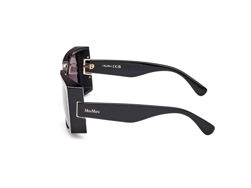 Max Mara Occhiali da sole Donna Nero 886364 miniatura 2