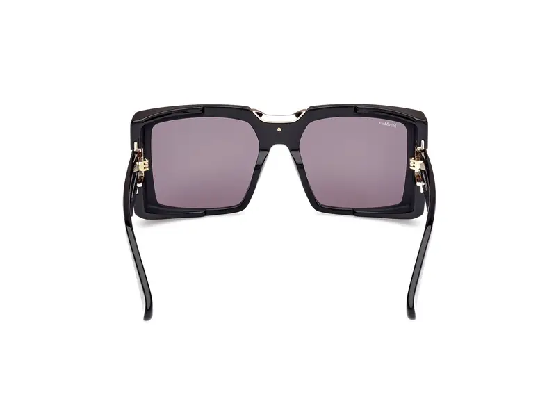 Max Mara Occhiali da sole Donna Nero 886364 miniatura 3