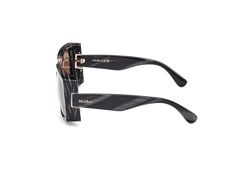 Max Mara Occhiali da sole Donna Marrone 886388 miniatura 2